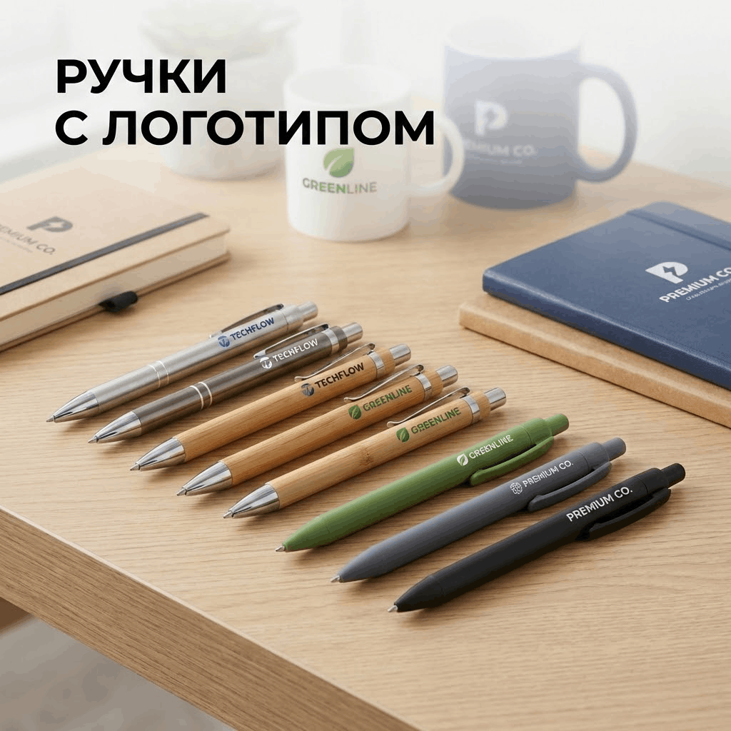 Ручки с логотипом