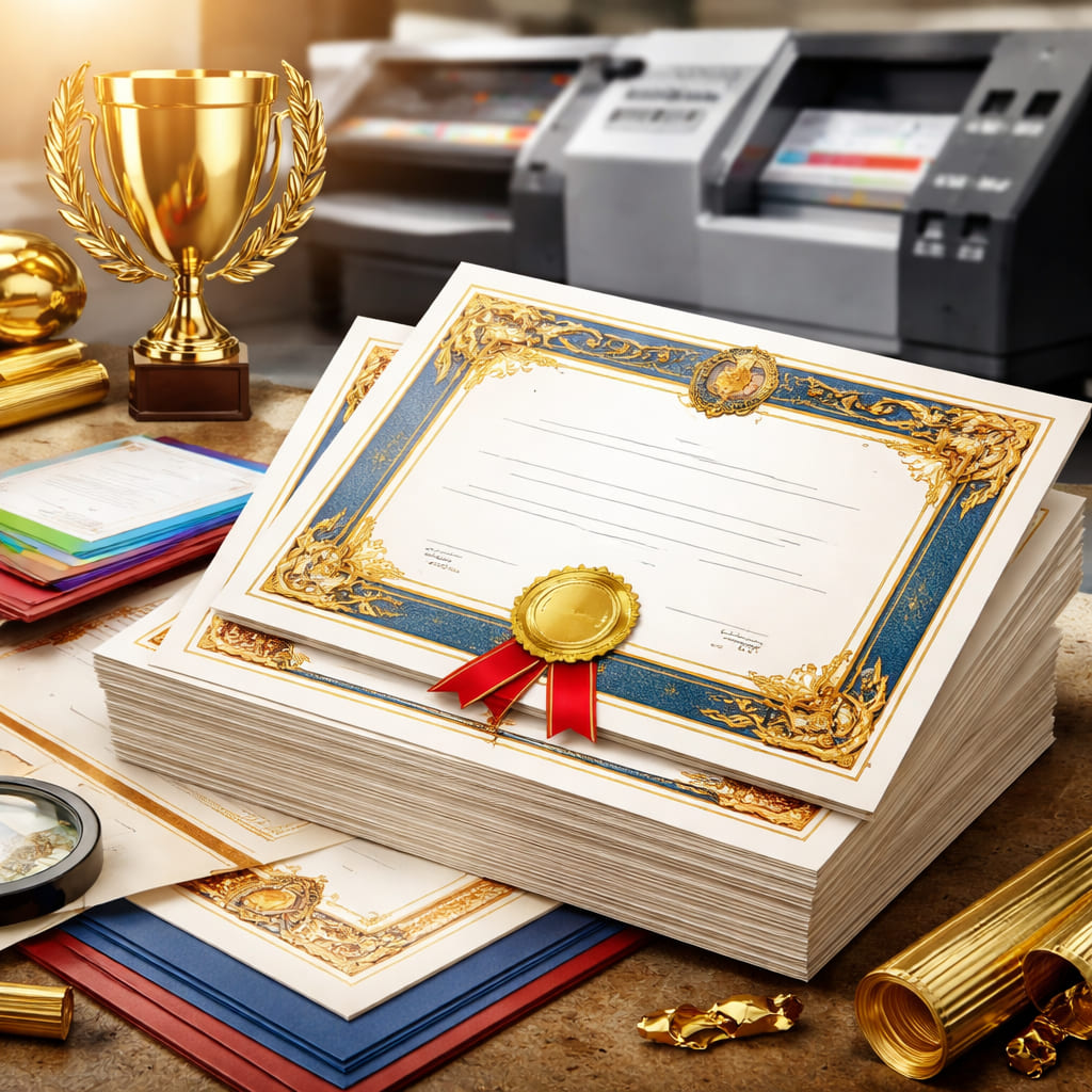 Печать сертификатов