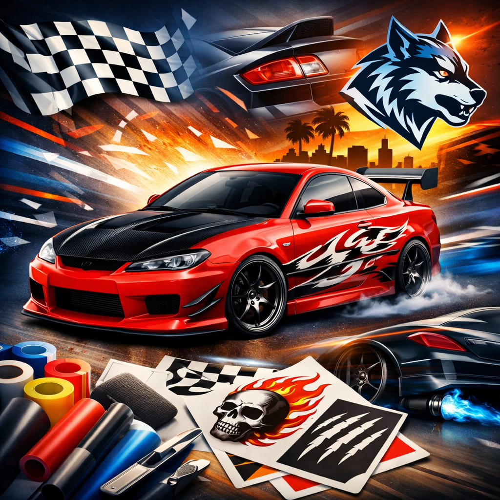 Наклейки на авто